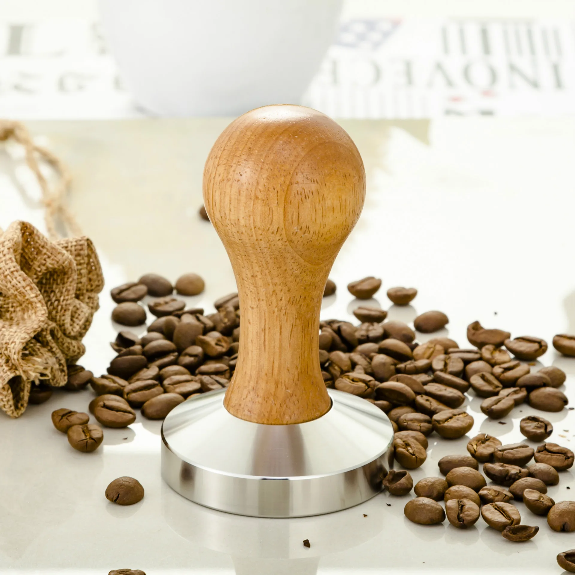 Wholesale 5 PCS Coffee Maker Gift Set Wooden Coffee Tools