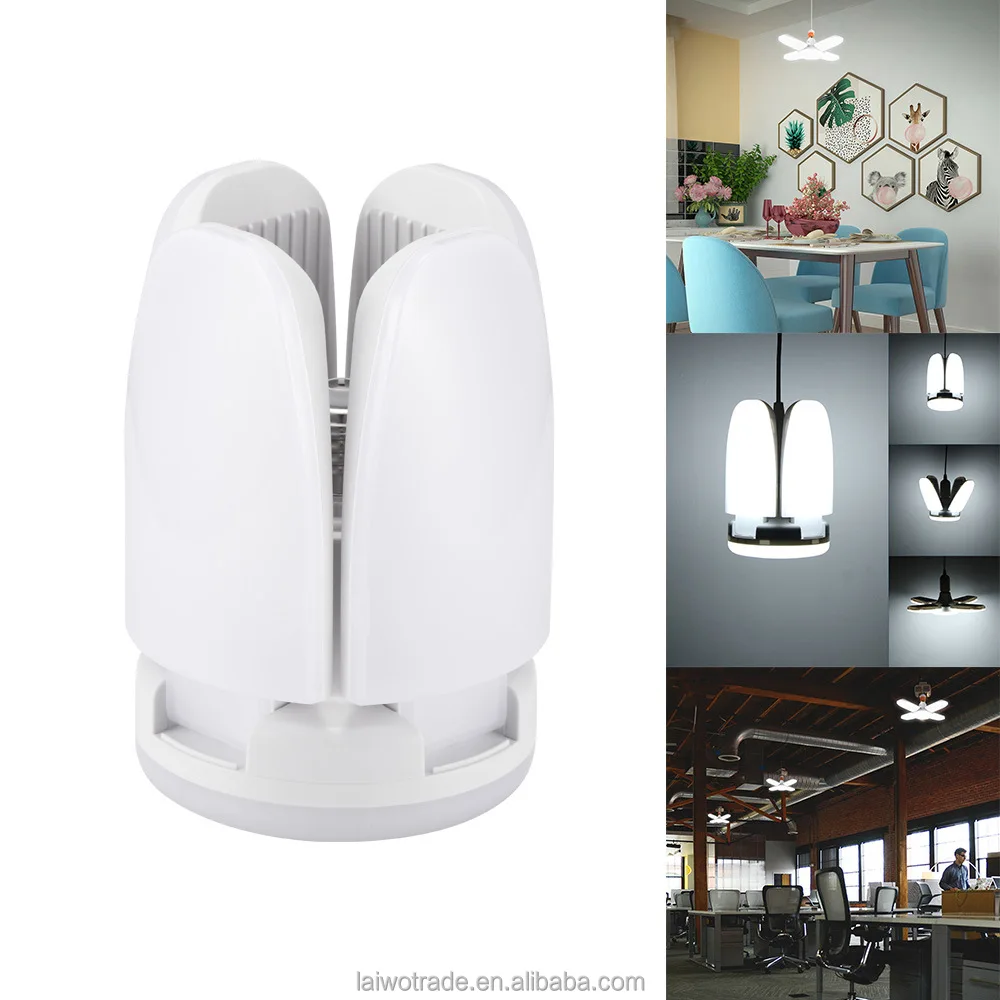 Led ceiling fan lamp four blade dark wood ceiling fan with light decorative lighting ceiling fan