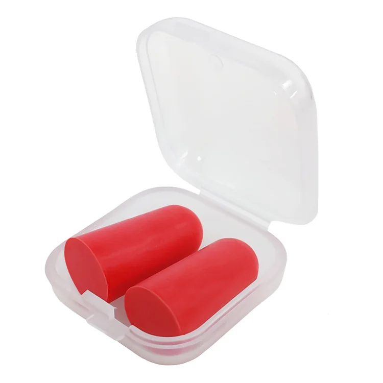 Foam Earplugs Logo Custom Ear Plugs Noise Cancelling Airplane Earplugs	with Case