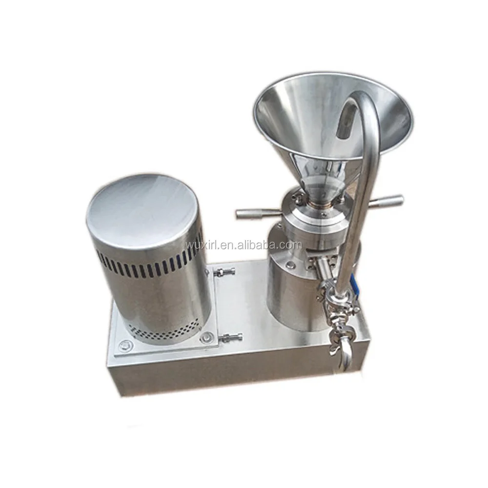 CE big garlic onion blueberry mango yam sauce colloid milling machine mini commercial machinery to make peanut butter powder