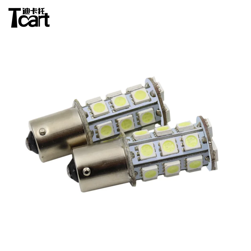 Tcart 5050 21smd 3,5 Вт супер яркий белый желтый красный стоп-сигнал заднего хода автомобильная система освещения 12 В Белый 1157 Светодиодная лампа bay15d