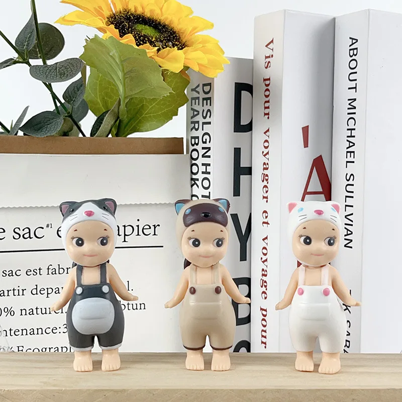 New Arrival Cute SonnyAngels Cat Life Series Blind Boxes Cartoon Mini Figures Set Hipper Toys for Kids Gifts Desk Decoration