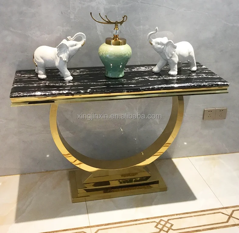 stainless steel chinese console table wrought iron console table