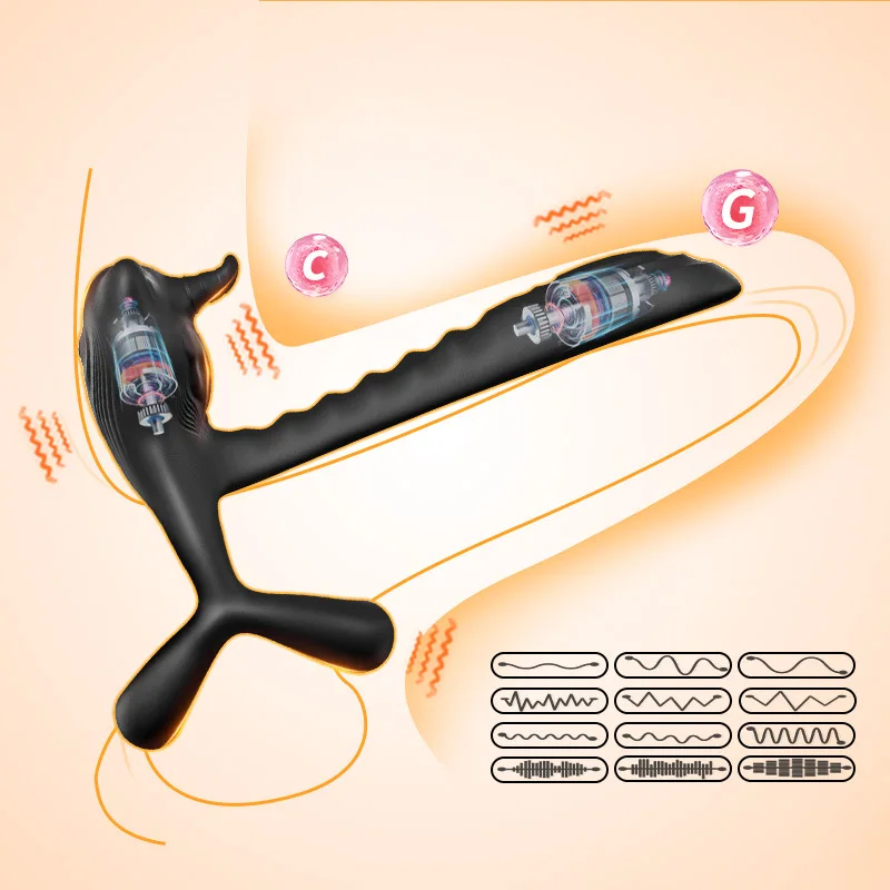 Factory wholesale lock ring male vibration anti-shoot delay ring wireless remote control adult products cock ring