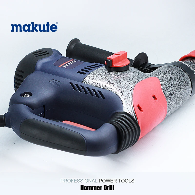 makute China OEM rotary 26mm 38mm 65mm power machine electric HD018 rotary hammer drill with high quality