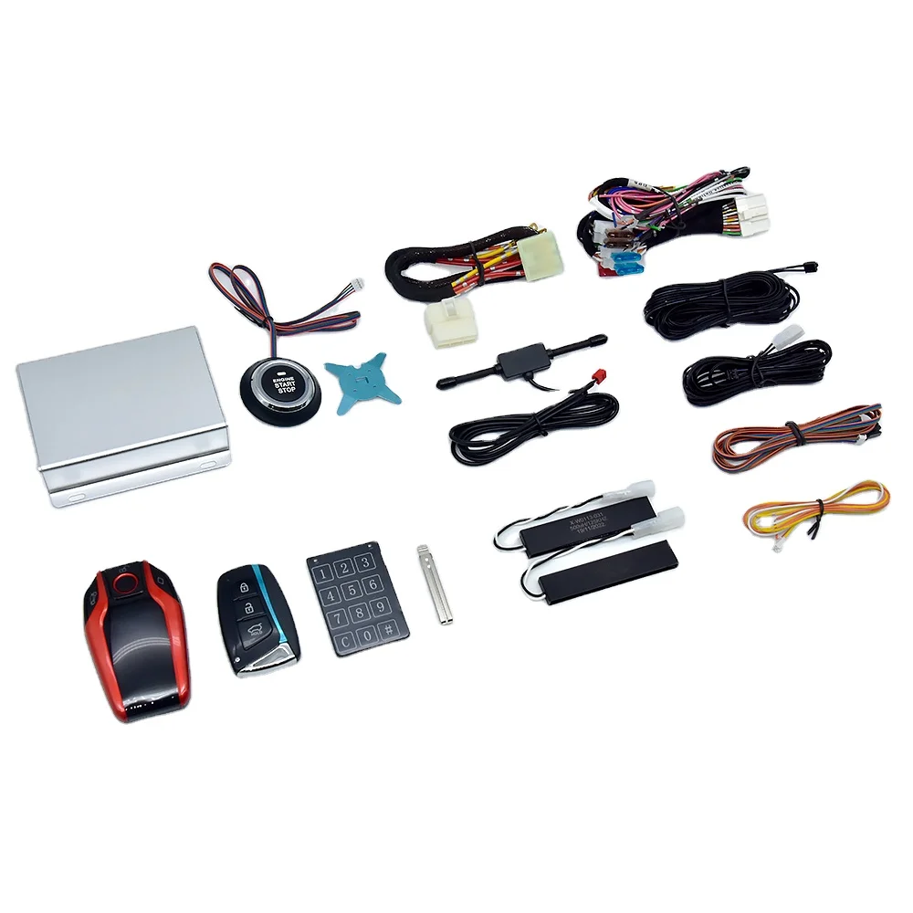 PKE upgrade car remote key control keyless entry system remote start stop engine easy installation and high quality
