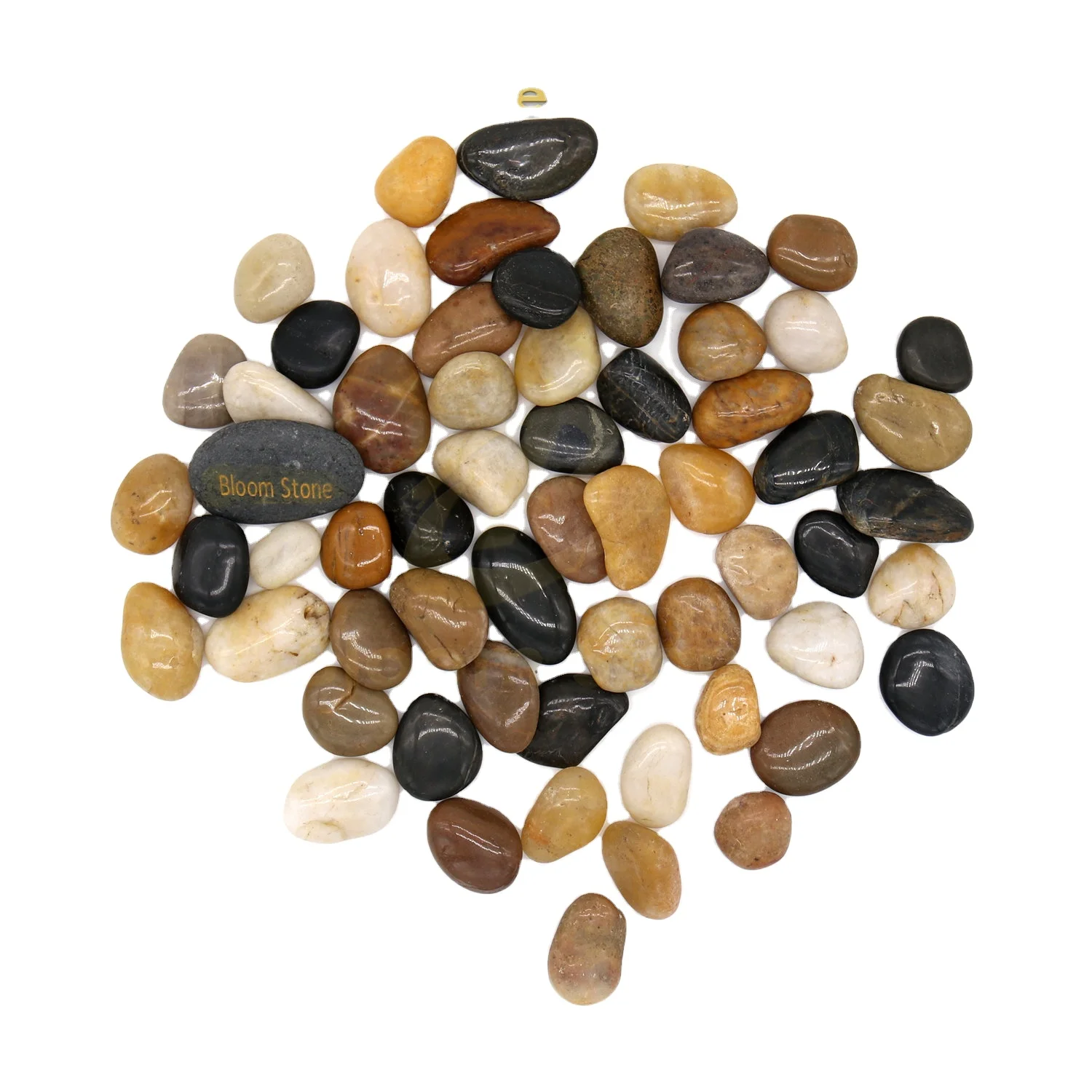 Mixed Color River Pebbles for Landscaping
