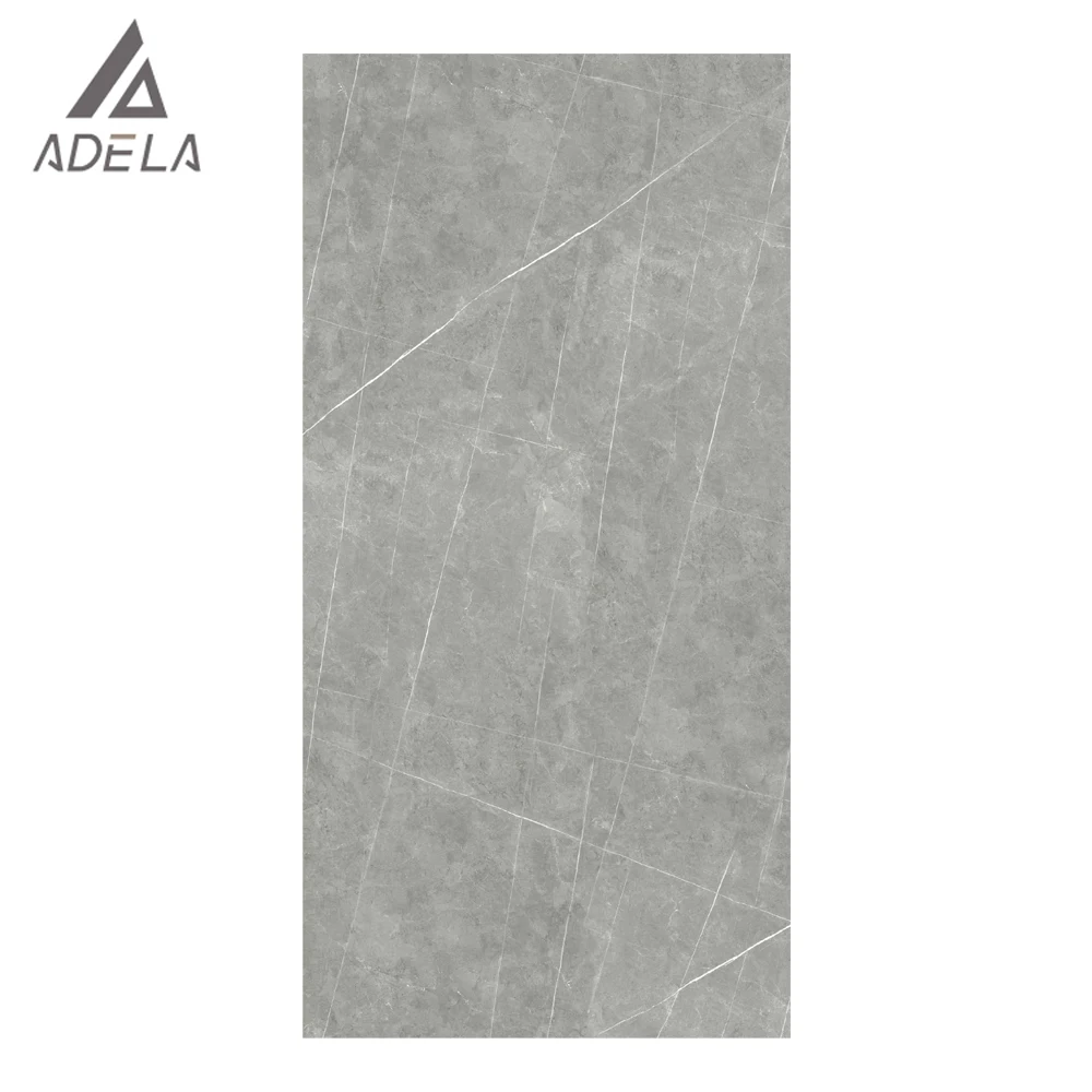 Large Porcelain Tile Slabs Classic Grey Sintered Stone Indoor and Outdoor Tiles