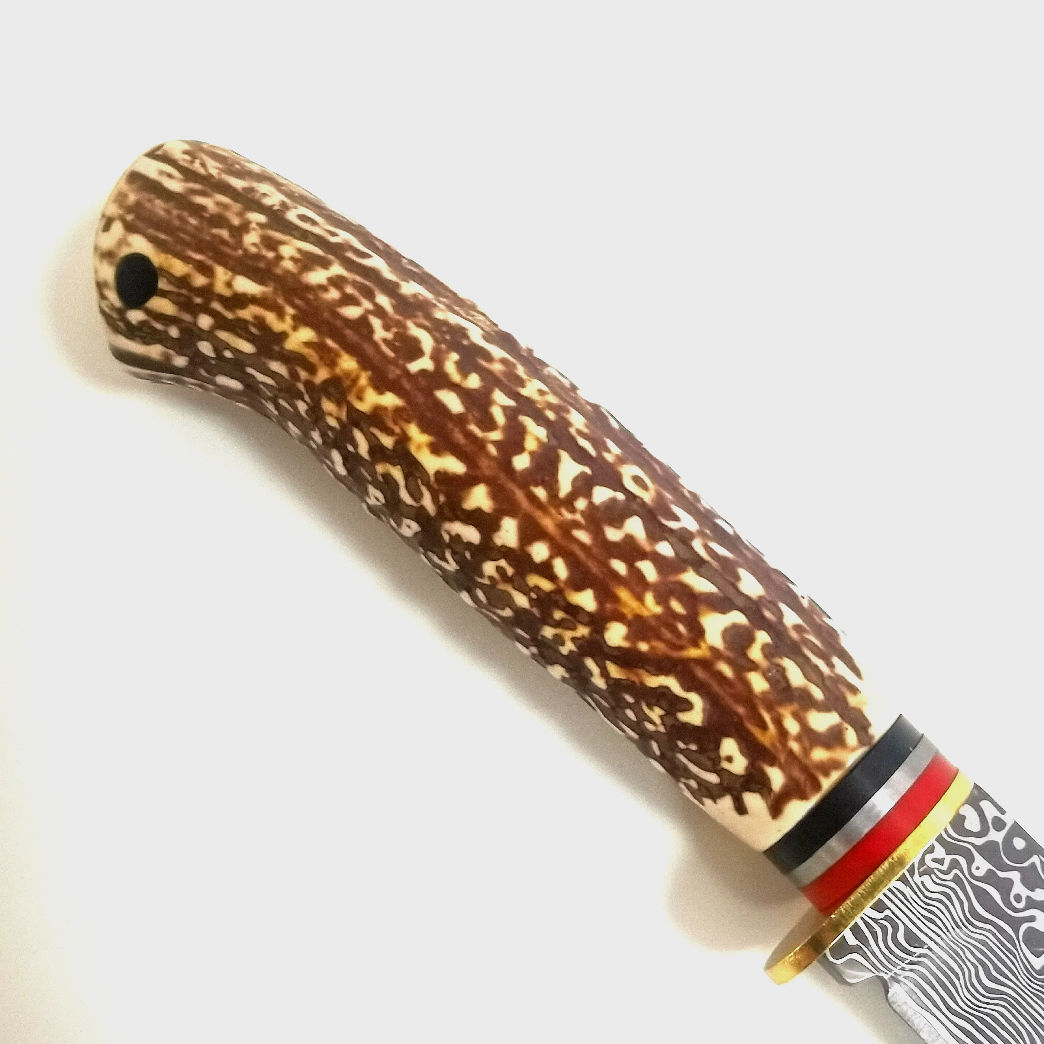 Damascus knife outdoor high hardness copper VG10 outdoor survival knife camping knife