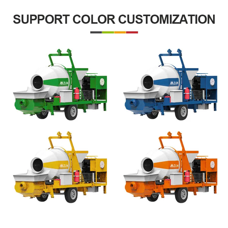Дизельный бетоносмеситель Ready Mix JBS40R с насосом