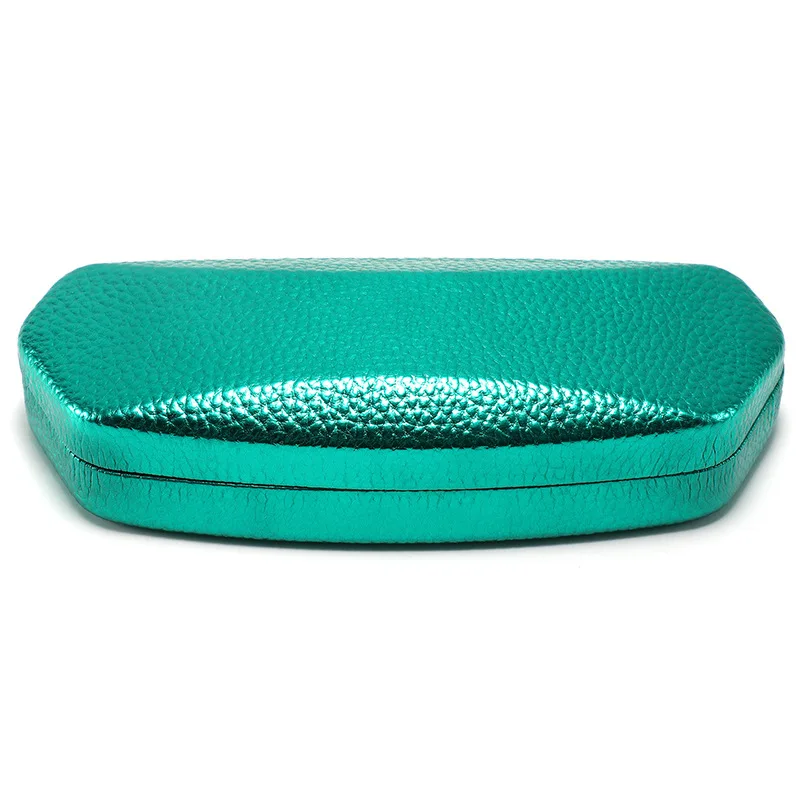 Glasses box manufacturers directly sell high-grade litchi grain leather sunglasses and sunglasses packaging boxes