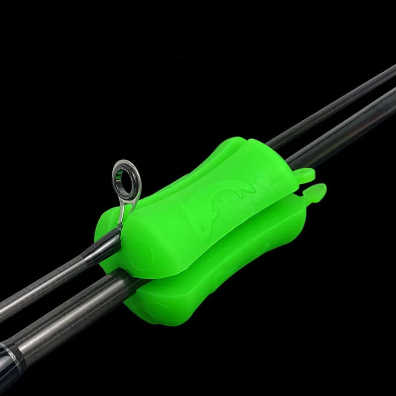 Fishing Rod protection Sleeve Portable Fishing Rod Holder Silicone Ball to Protect Rod Fishing Accessories