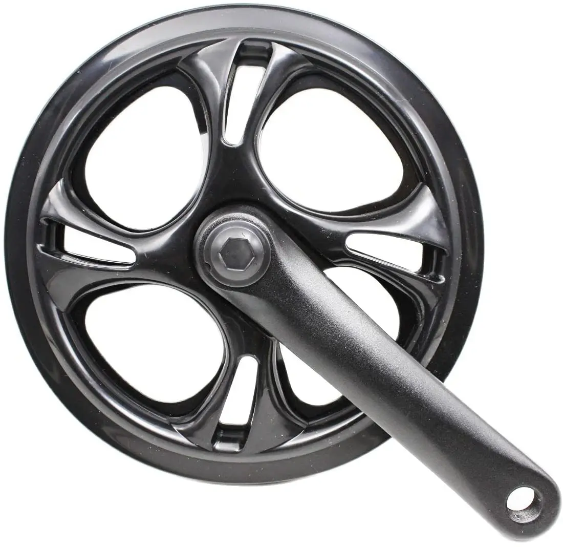 Lightweight Appearance Bike Crankset Aluminium Alloy Road Bicycle Crank Set Folding Bike 48T for Cycling Chainwheel Crank