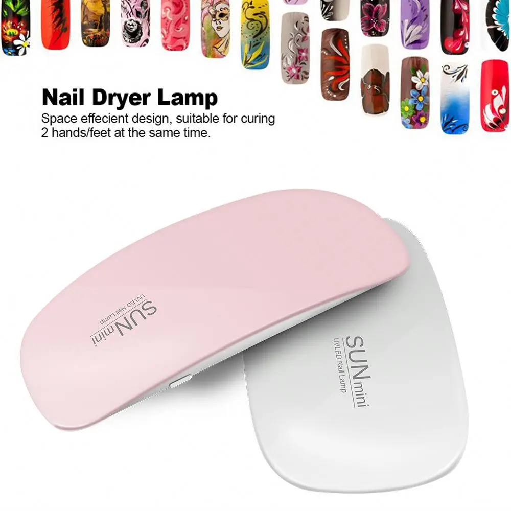 Nail Salon Supplies Sun Mini 6W Uv Led Lamp Nail