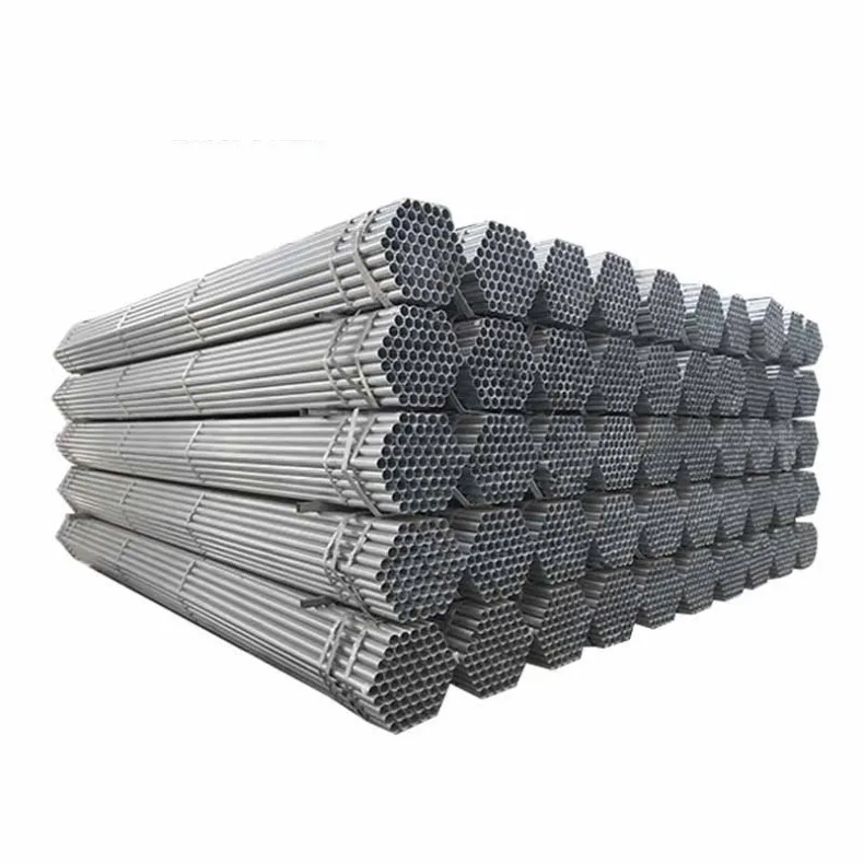 Hot Dipped Galvanized Iron round pipe/Galvanized erw Steel Tubes/Tubular carbon Steel pipesfor greenhouse building construction