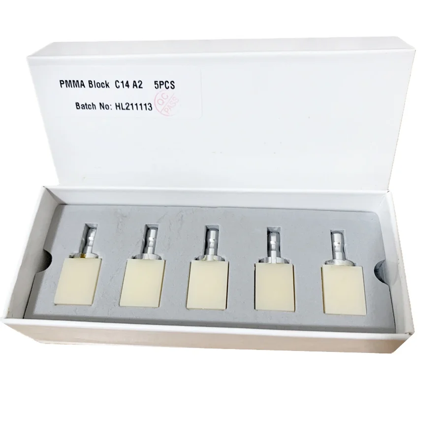 Hot Sale Dental C14 Sirona MCXL Cerec PMMA Blocks For Temporary Crowns