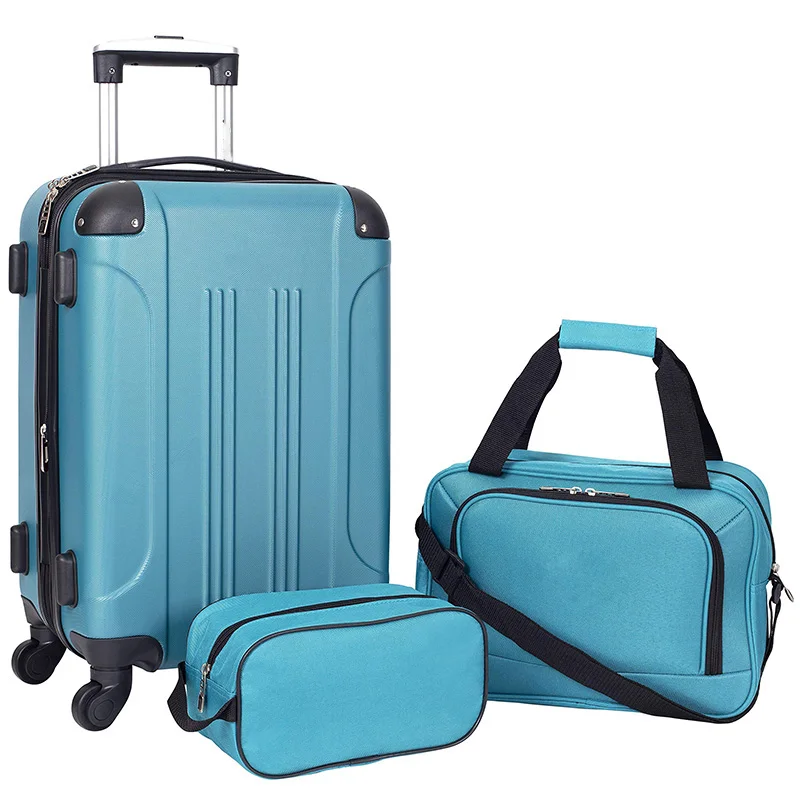 Luggage Set Hardside Lightweight Suitcase Sets ABS+PC durable Wheels with TSA Lock 3 Piece Set