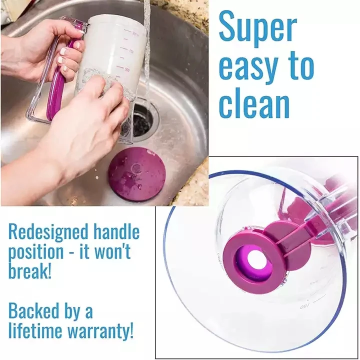 900ml Batter Flour Paste Dispenser For Cupcake Cookie Cake Muffins Measuring Cup Cream Speratator Pancake Batter Dispensers