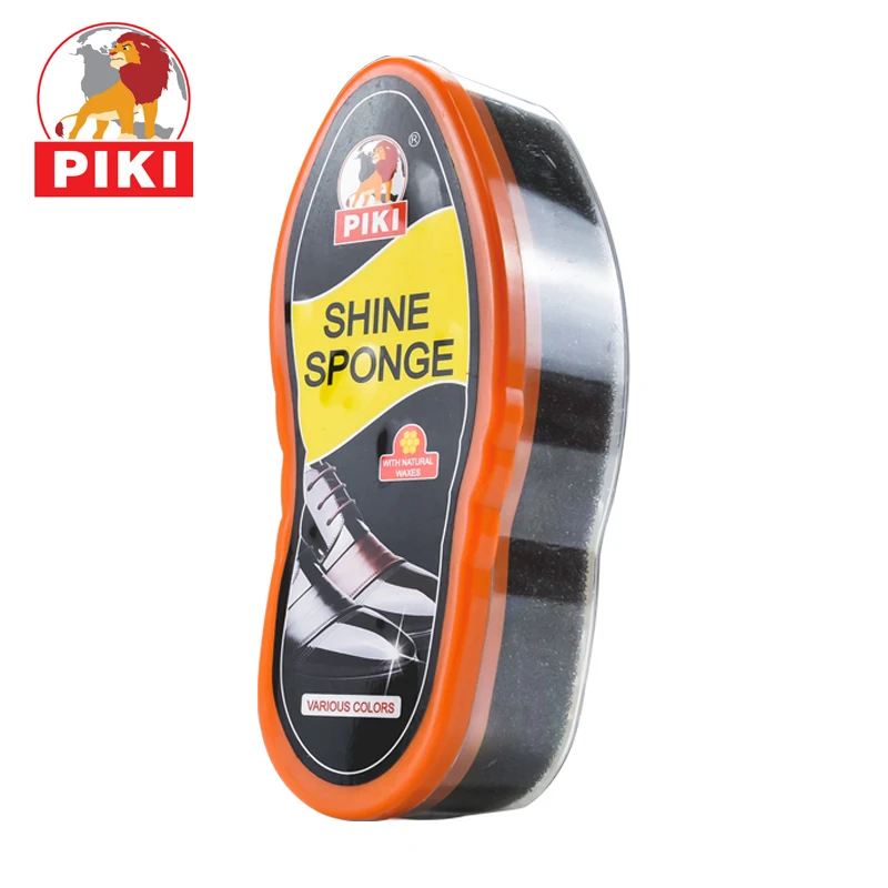 Customized professional hotel high brightness neutral shoe shine wax sponge leather shoe shine sponge