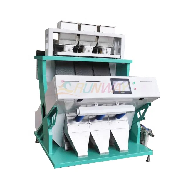 96 tunnel Rice Color Sorting Grain Sorting Machine twice selection factory price