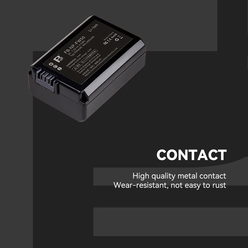 NP-FW50 Wholesale FB customize Rechargeable digital battery np-fw50 for sony Camera A6000 A6500 A6300 A7 A7II A7RS A7S A7R A5100