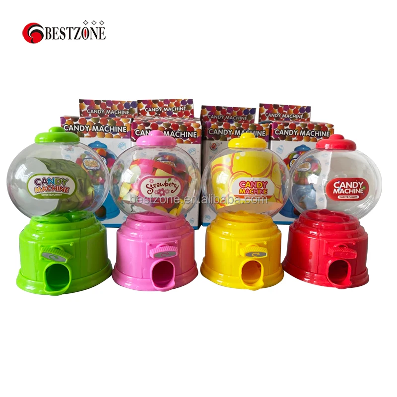 Mini Candy Machine Funny Gumball Dispenser Kids Coin Saving Piggy Banks Gift