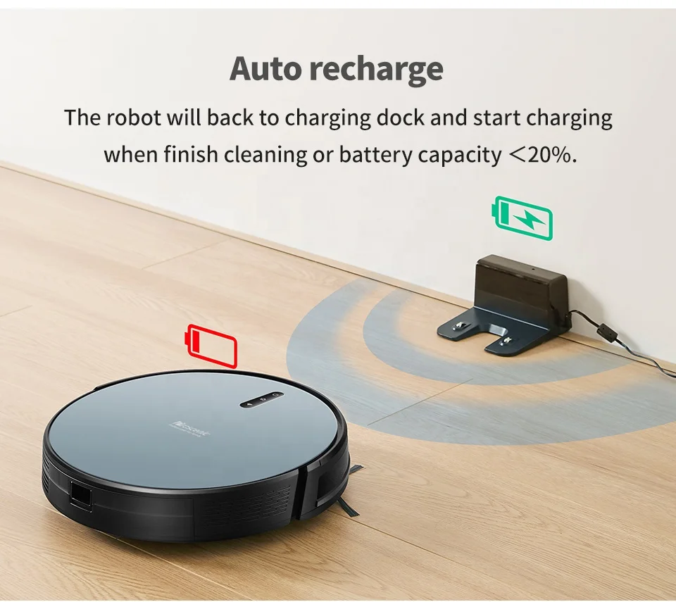 Proscenic 830P High-end Robot Vacuums Gyro Navigation Robotic Vacuum Cleaner
