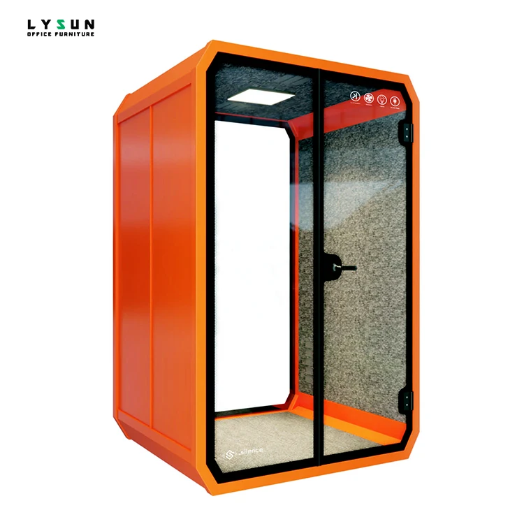 Movable Meeting Soundproof Booth Acoustic Private Office Meeting Pod Phone Booth Office Working Studio Sound Booth