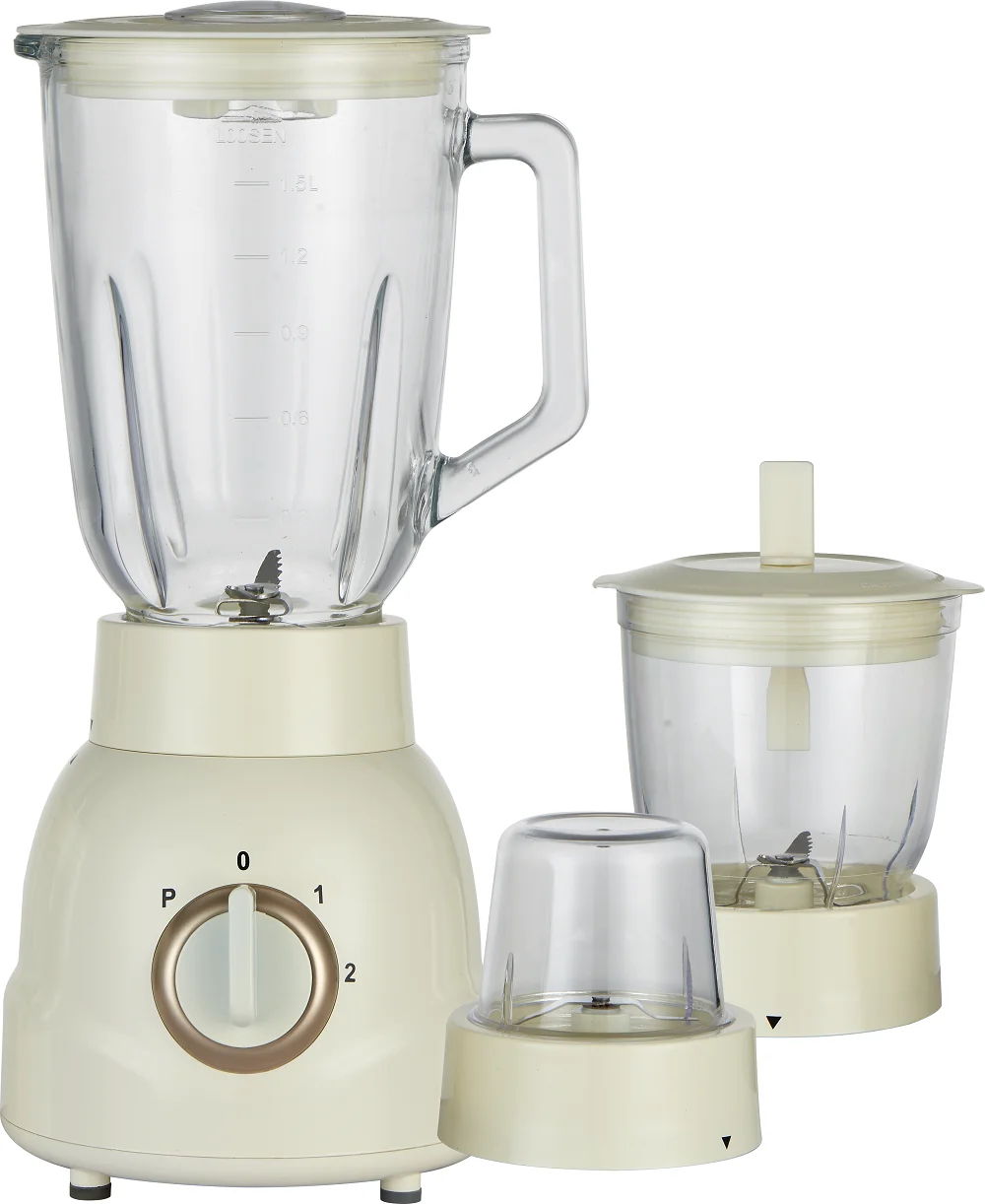NK-B129 500W Plastic Countertop Blender with 1.5L Blender Cup Stainless-steel 4 blades Food Blender