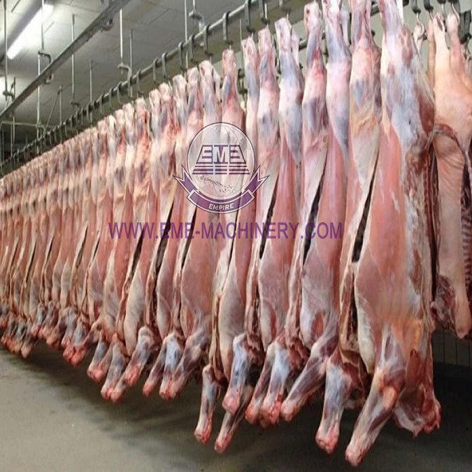 Automatic Sheep Halal Abattoir Machinery of Goat Meat Processing Convey Rail For Meat Plant