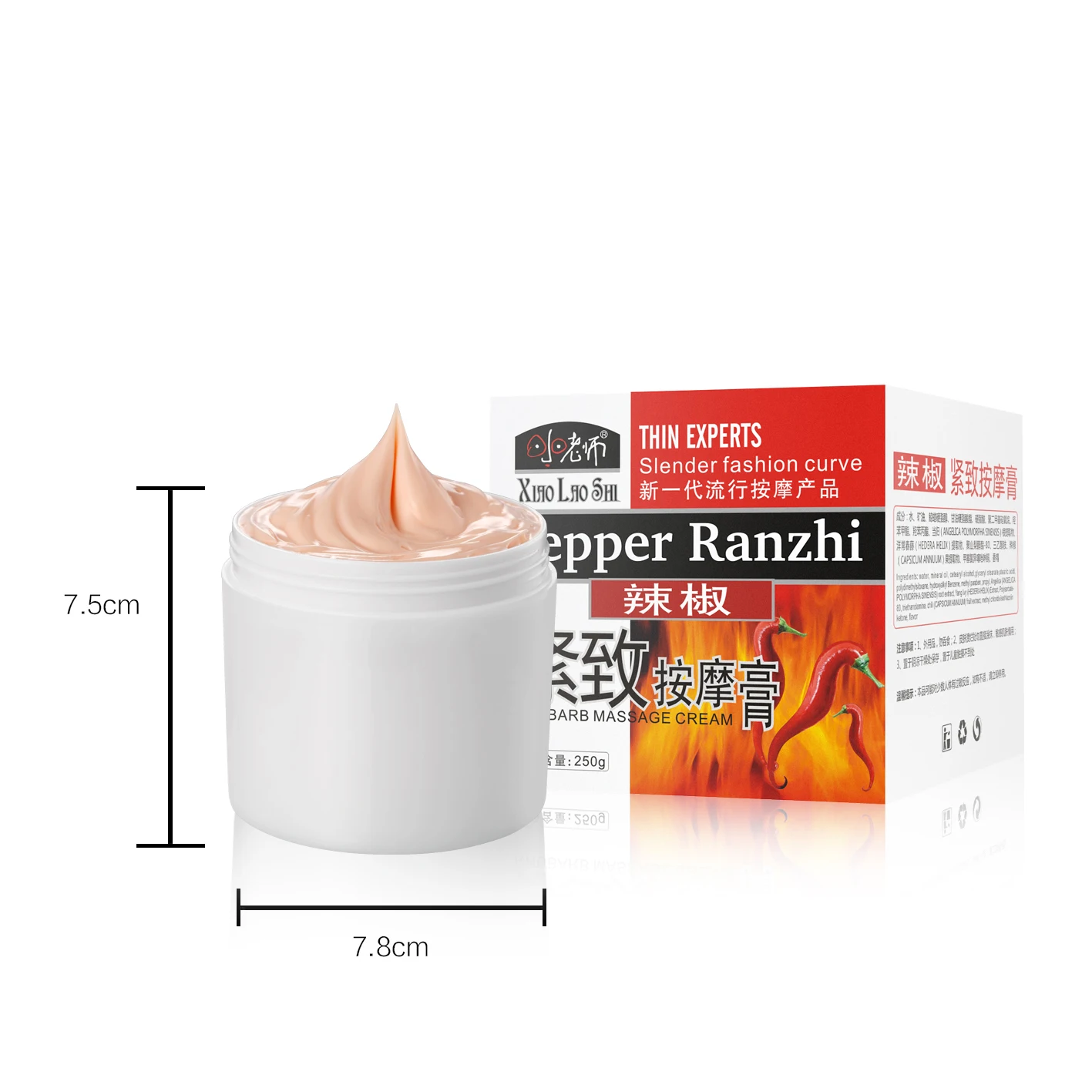 low MOQ Private Label Natural Body Weight Loss Shaping Cellulite ginger belly fat burning cream