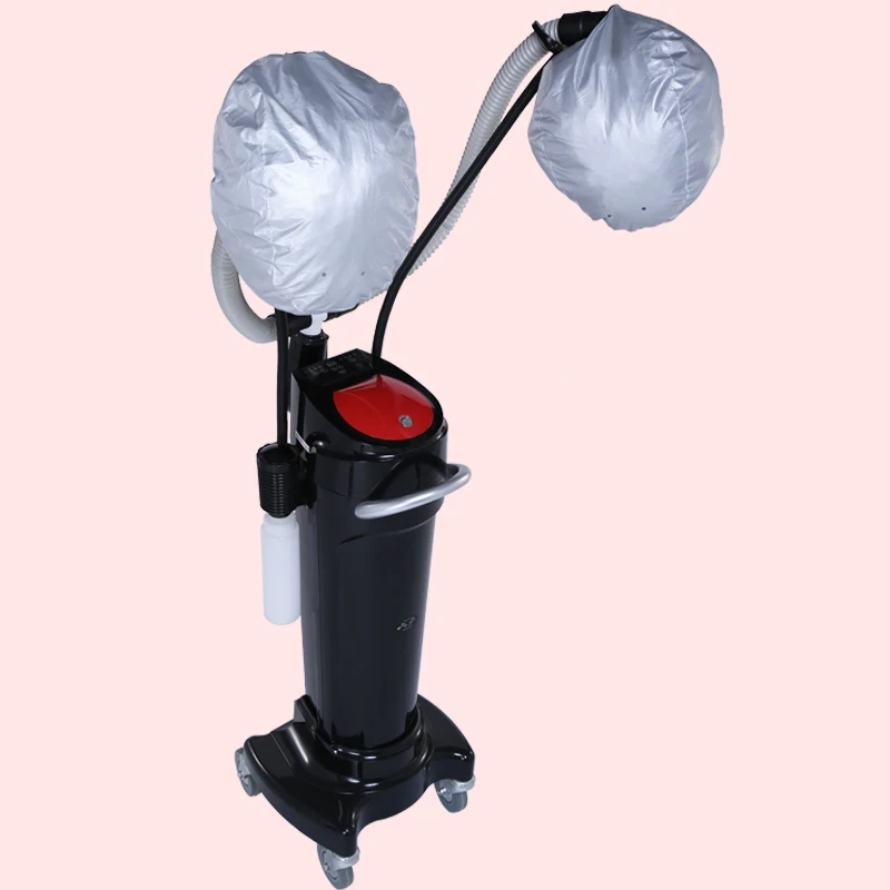 Us Stock Professional Ultrasonic Micro Mist Hair Steamer Ozone With Led Lights