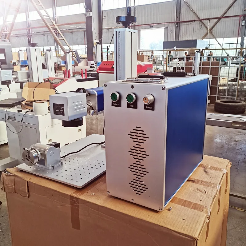 Big Scale Work Size 20W 30W 50W 100W Metal Marking Mate Software Fiber Laser Marking Machine for Steel Aluminum Copper