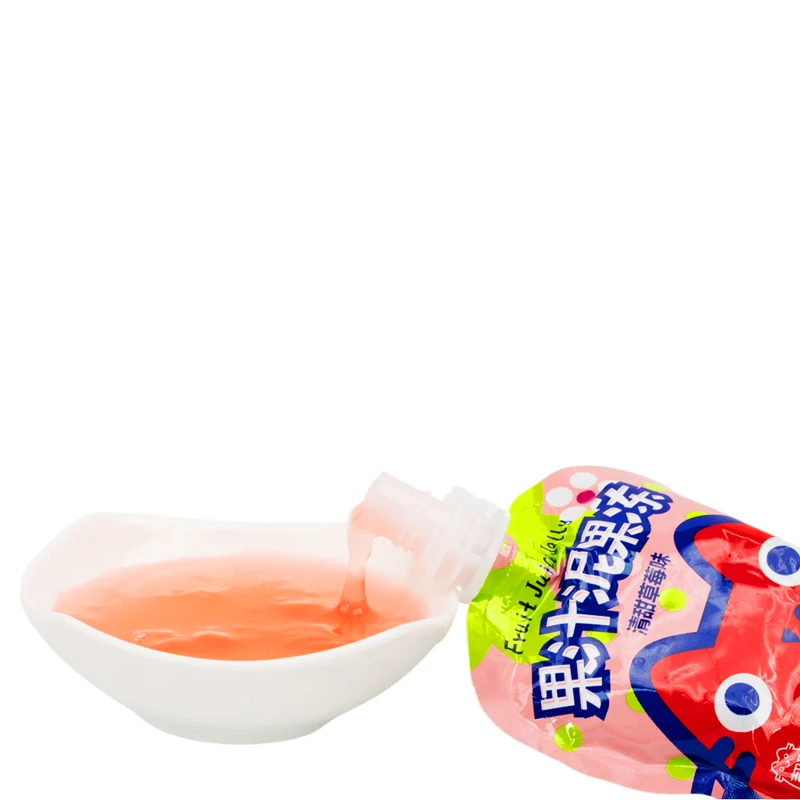 Mango Flavored Sweet Fruit Jelly Drink Sucking Pudding Candy in Bulk Cup Packaging