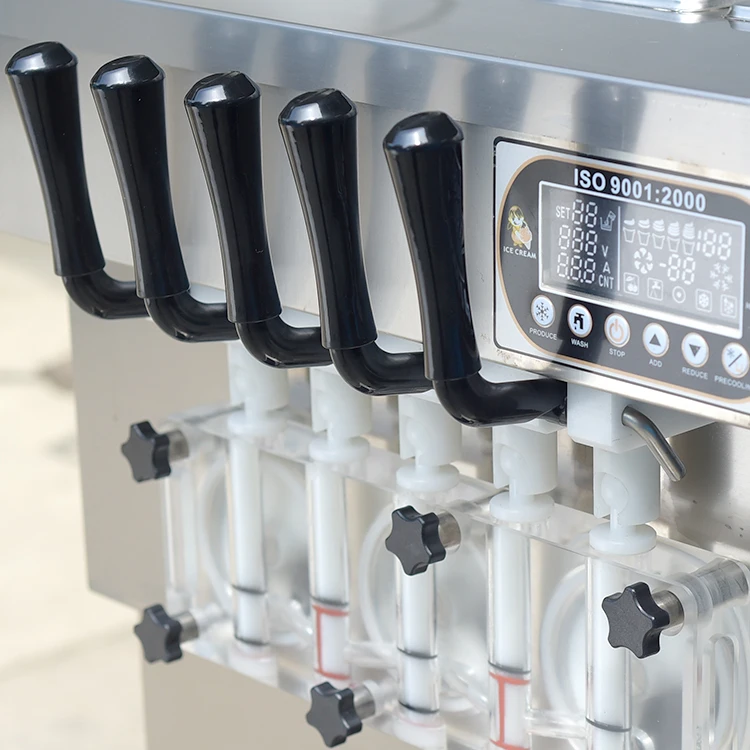 ETL CE certificate 5 Flavors Taylor Commercial Softy ice cream machine/Vending Ice Cream making Machine/yogurt ice cream machine