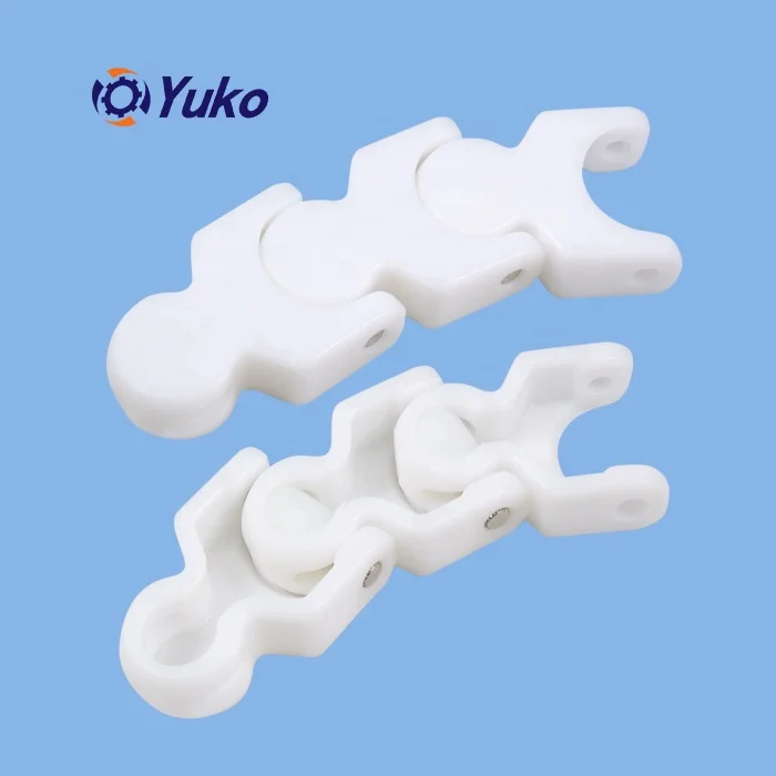 Factory standard 1700 1702 POM Plastic Curve Chain  Dragon Conveyor Chains