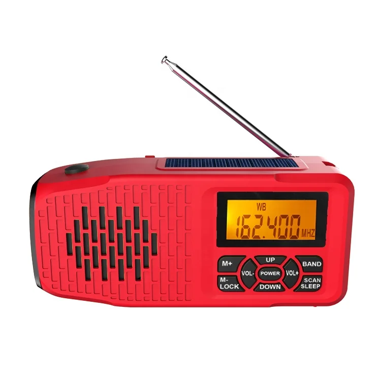 XSY-098D emergency battery operated charger hand crank survival radios shower radios waterproof