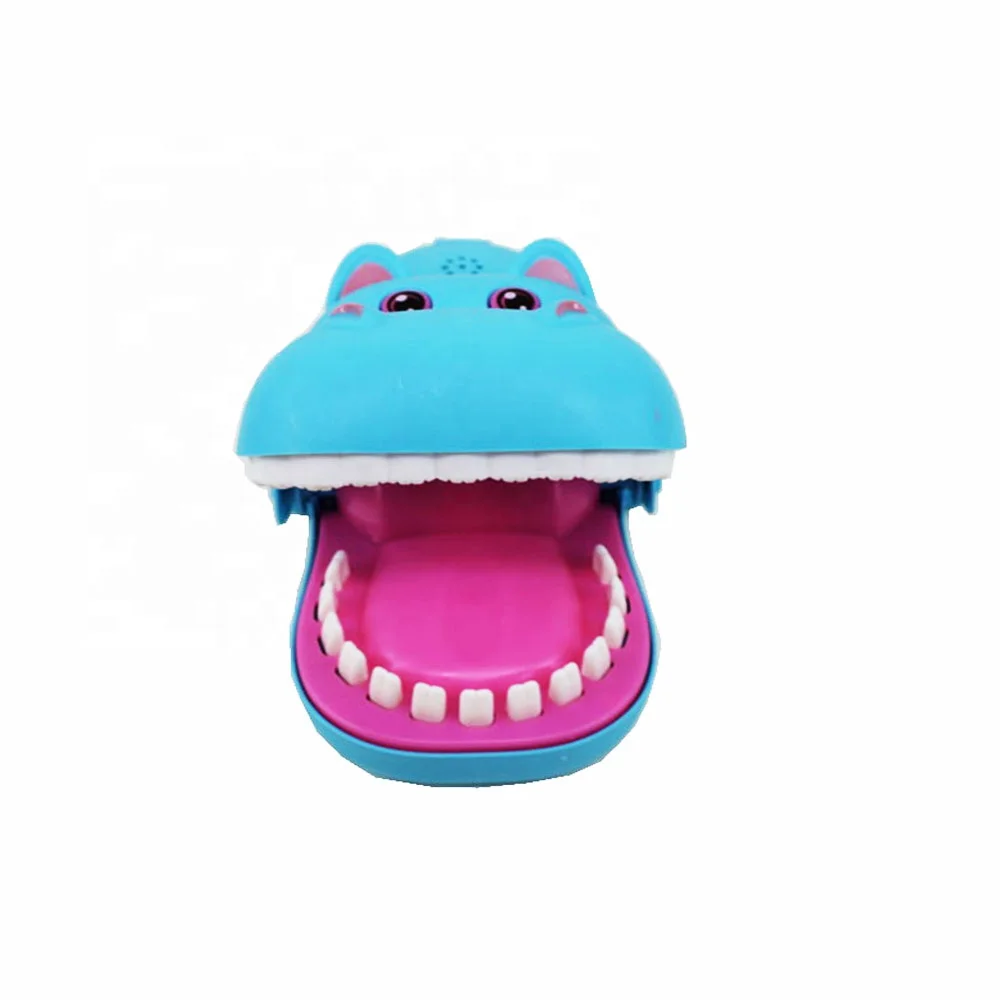Remarkable quality parent-child interactive games biting fingers hippo styling spoofing sings Plastic Joke Toys