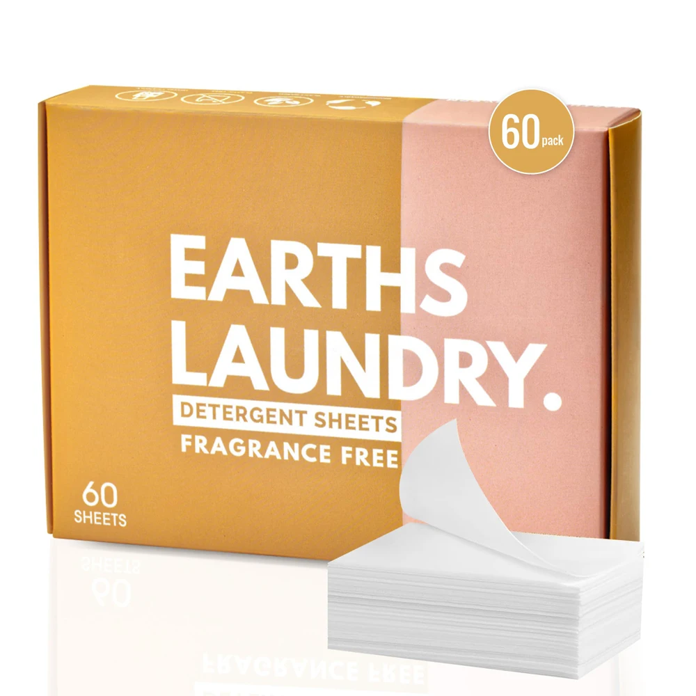 Laundry Detergent Sheets up to 100 Loads Easy to Use Zero Waste Solution Lightweight Powerful Cleaning Ideal for Home and Travel