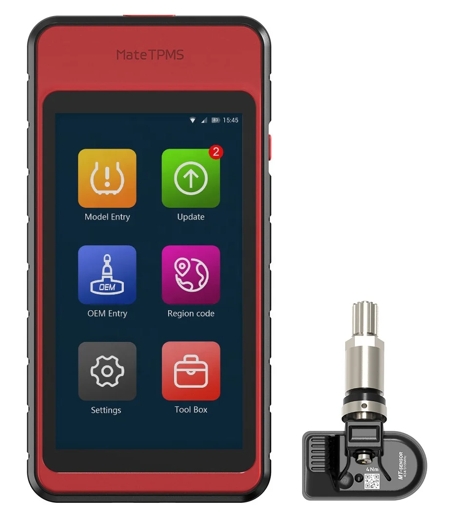 Universal Tpms Sensor Configurable&Programmable Tire Pressure  Monitoring 315&433MHZ  2 In 1 TPMS Sensor For All Cars Truck Bus