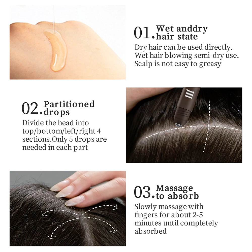 FULLY Private Label Natural Organic Anti Loss Regrowth Treatment Scalp Ginger Hair Growth Oil Serum