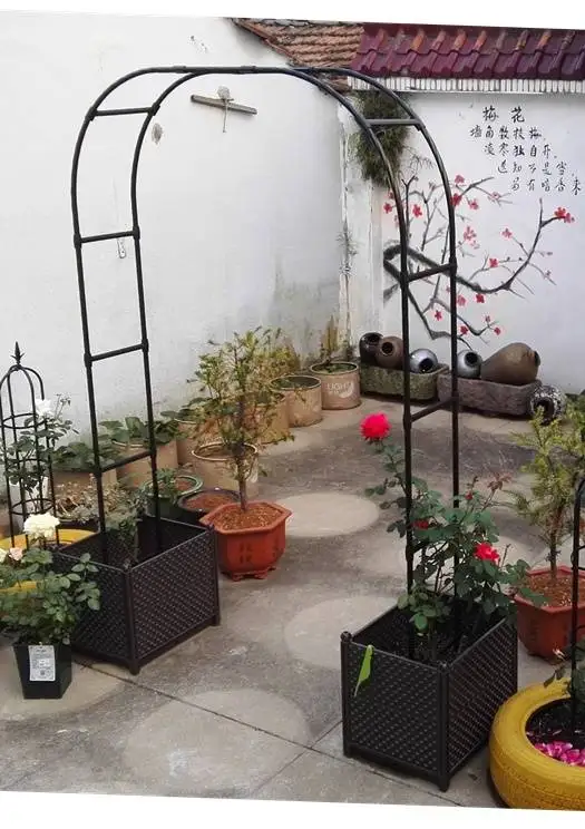 Outdoor Easy Plastic Garden Flower Climbing Vines Arch Arbor for Climbing Plants