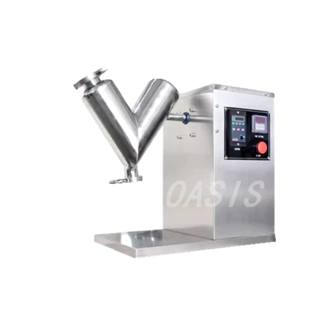 Good Price V-5L V-20 V Powder Mixer Machine Laboratory Dry Powder Mixing  Stainless Steel V Type Mixer