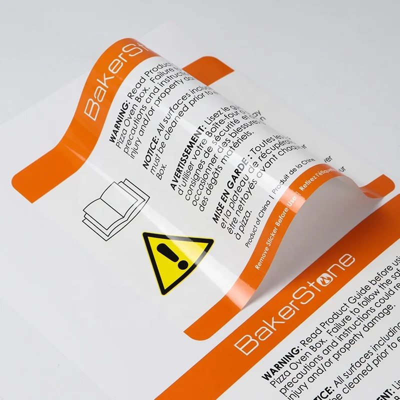 High-quality yellow reflecting sticker warning sign reflective sticker safety warning label for warning