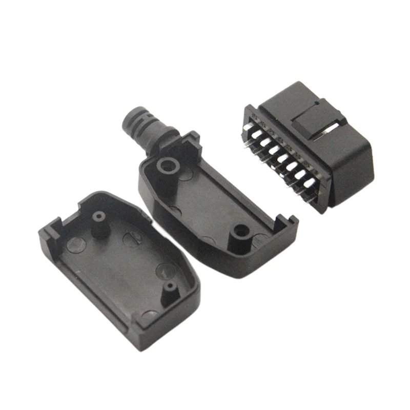 OBD2 OBDII EOBD JOBD ODB ODB2 ODBII EOBD2 J1962 Male Connector Plug Adapter WiringOBD2 16Pin Connector