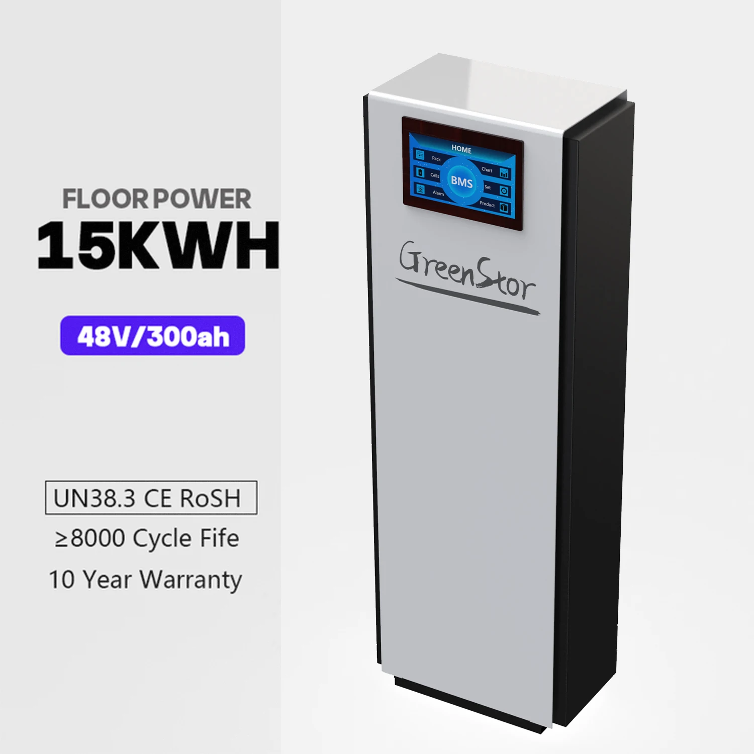 Заводской инвертор 15Kwh 280Ah 15Kw и аккумулятор для домашней энергетической системы Автономная батарея Lifepo4