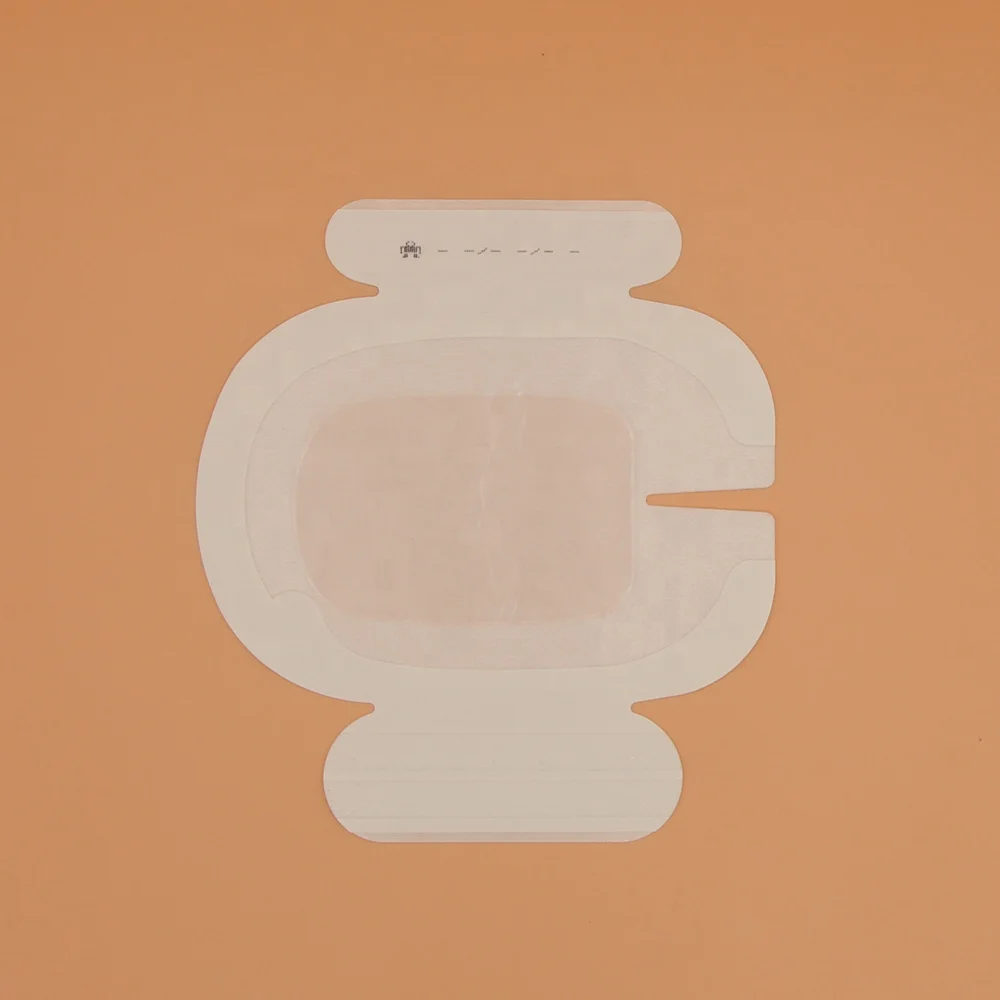 Disposable Medical Waterproof Surgical Transparent Cannula Fixation Dressing Wound Plaster With U Shape For Fixing Catheter