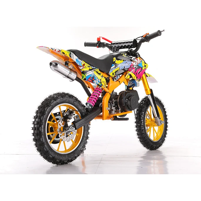 Dirt bike 49cc 2 stroke mini motor, off road electric start motorcycle kids dirt bike 49cc for sale