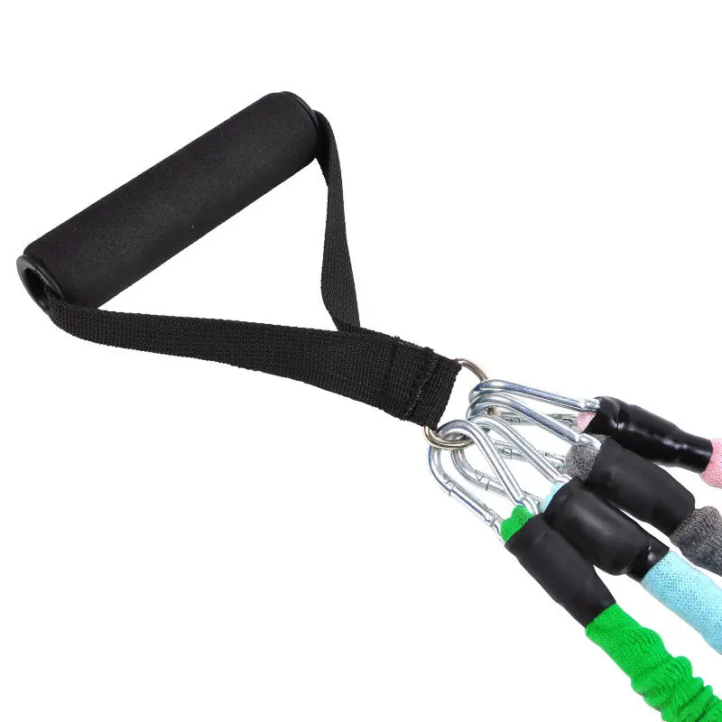 v1032 Natural Rubber Chest Expander Elastic Tube Set Fitness Resistance Band Latex Ring Tension Sheet Belt