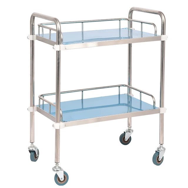 Good Quality Hospital Furniture Various type Stainless Steel Medical Trolley